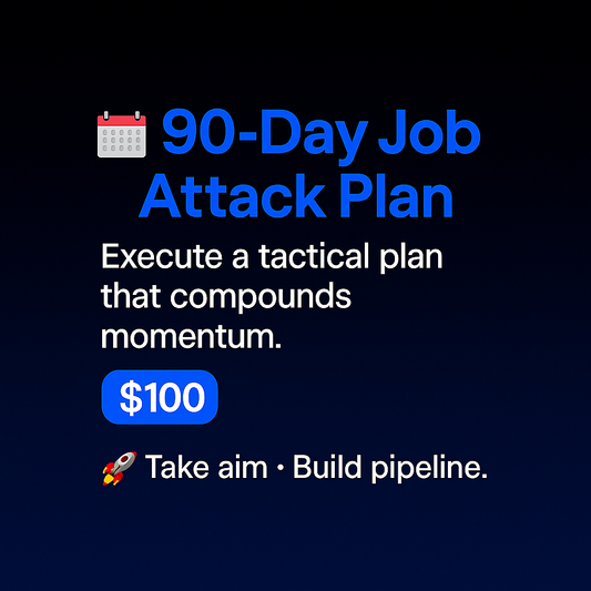 📅 90-Day Job Attack Plan
