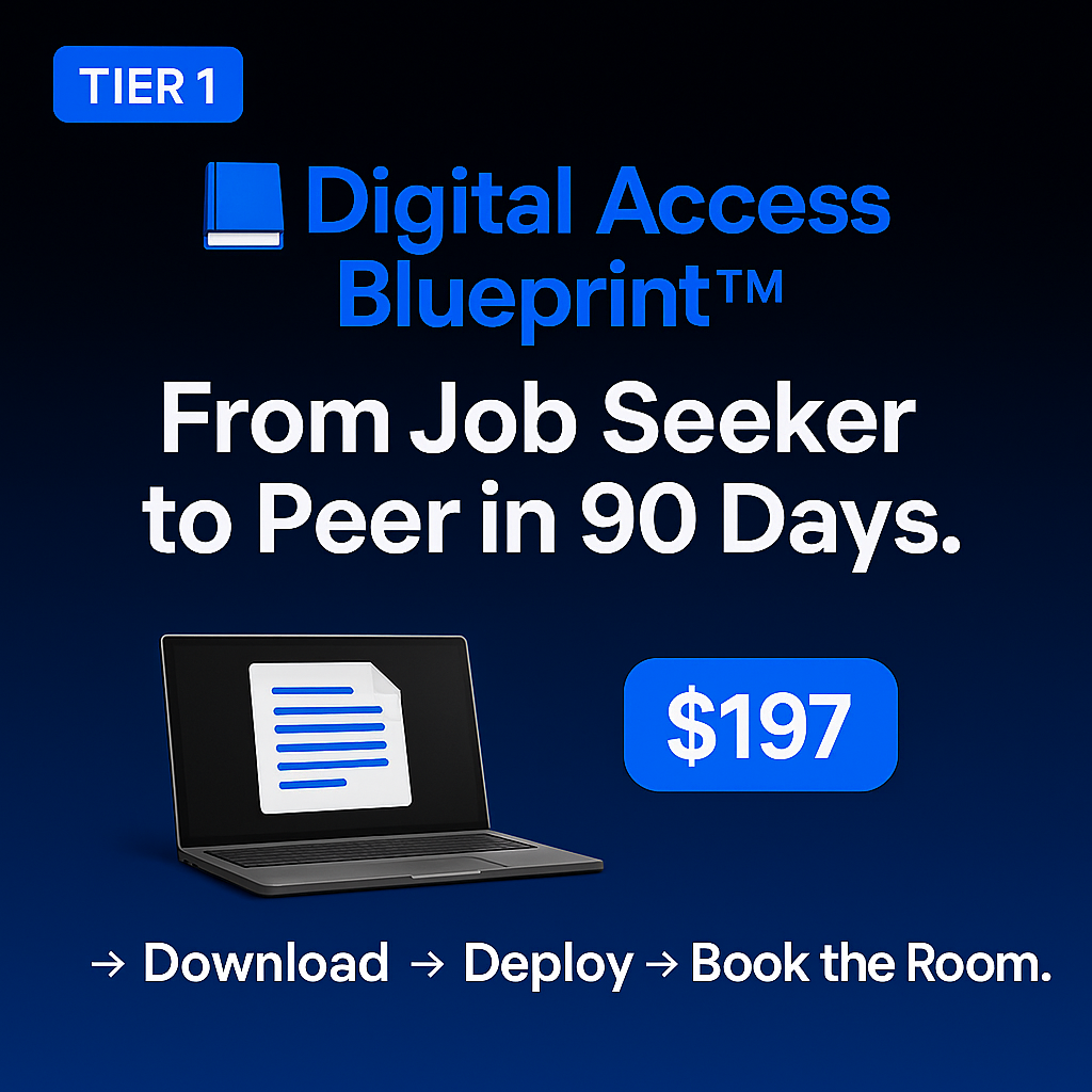 ⚡ The Executive Access Blueprint™ — Digital Access Edition (Tier 1)