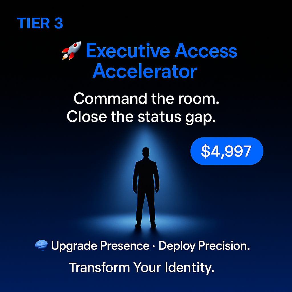 🚀 The Executive Access Blueprint™ — Executive Access Accelerator (Tier 3)